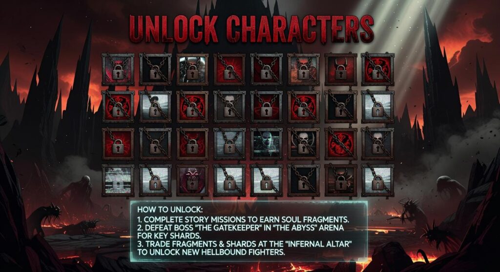 how to unlock characters in hell2mize