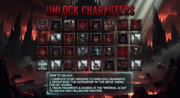 how to unlock characters in hell2mize